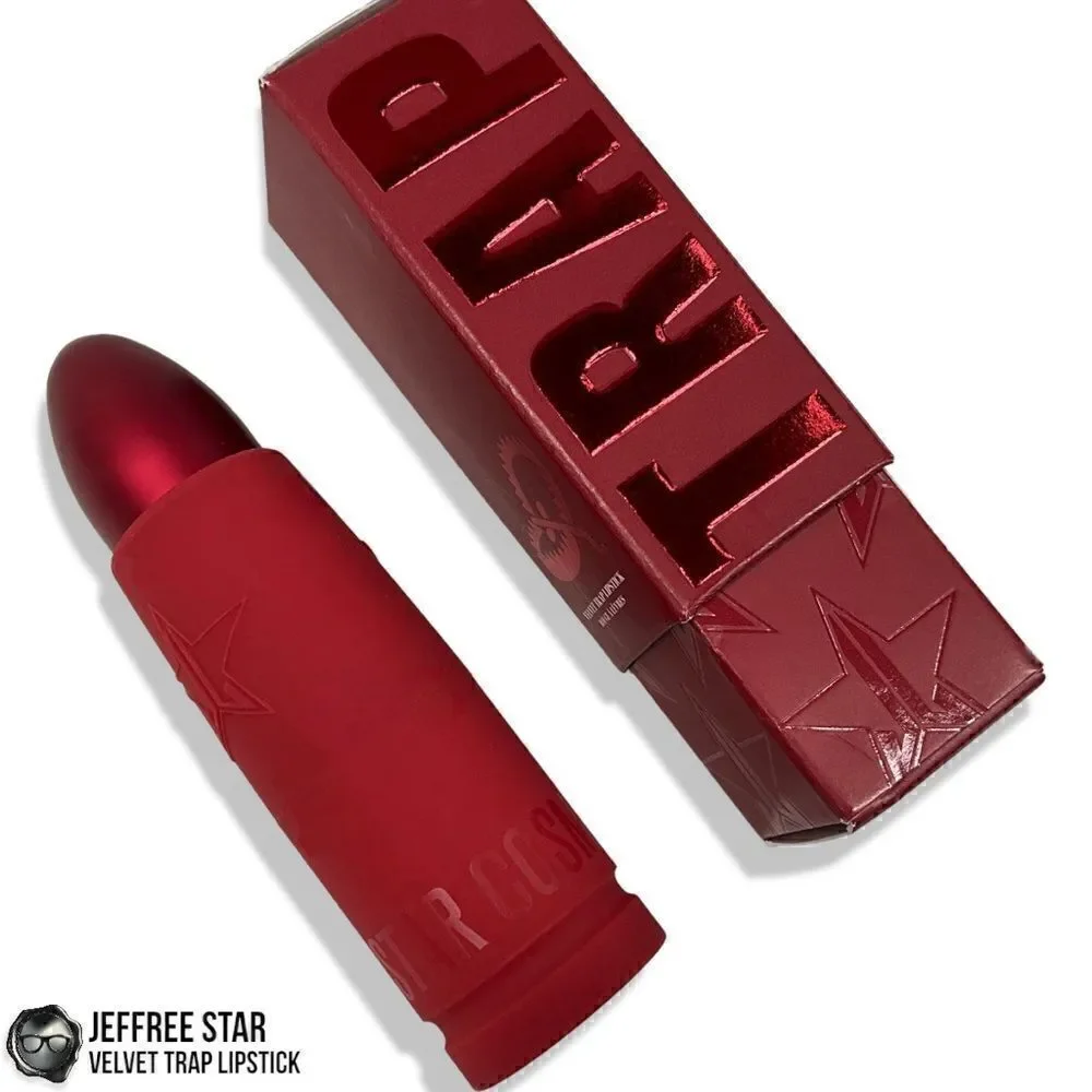 JEFFREE STAR COSMETICS VELVET TRAP LIPSTICK IN MOUSETRAP STUNNING GREY MAUVE NEW